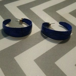 Purple/Black earrings